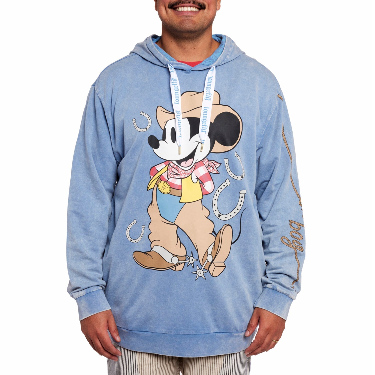 Loungefly x Disney Western Mickey Mouse Unisex Hoodie - GeekCore