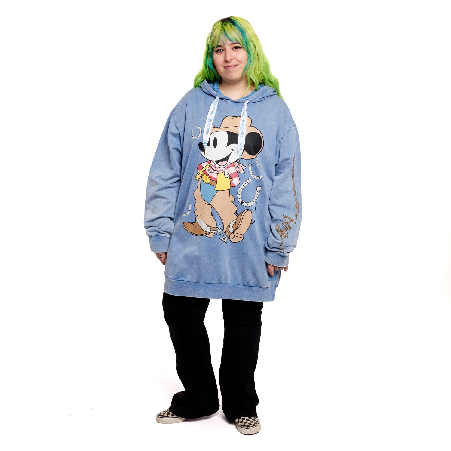 Loungefly x Disney Western Mickey Mouse Unisex Hoodie - GeekCore