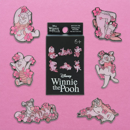 Loungefly x Disney Winnie the Pooh And Friends Cherry Blossoms Blind Box Mystery Pin - GeekCore
