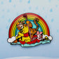 Loungefly x Disney Winnie The Pooh and Friends Rainy Day 3 Inch Sliding Pin - GeekCore
