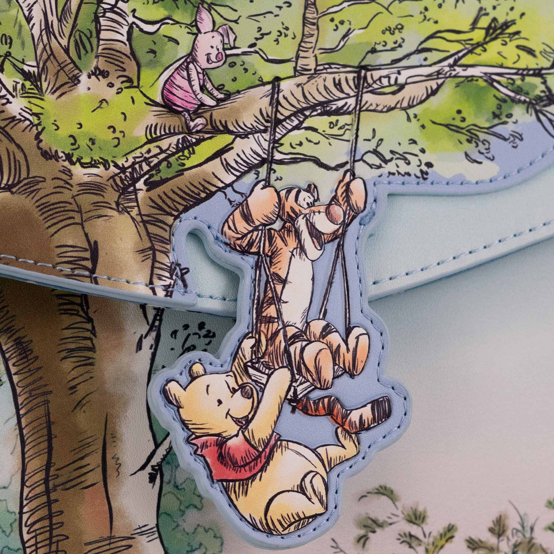 Loungefly x Disney Winnie the Pooh and Friends Treehouse Scene Crossbody Bag - GeekCore