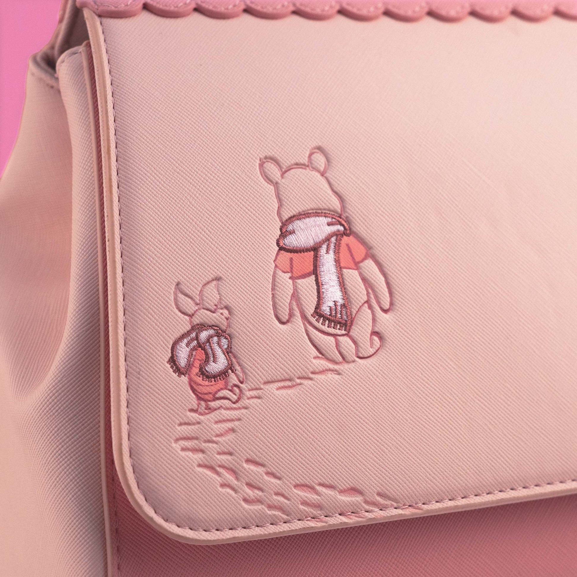 Loungefly x Disney Winnie the Pooh and Piglet Winter Crossbody Bag - GeekCore