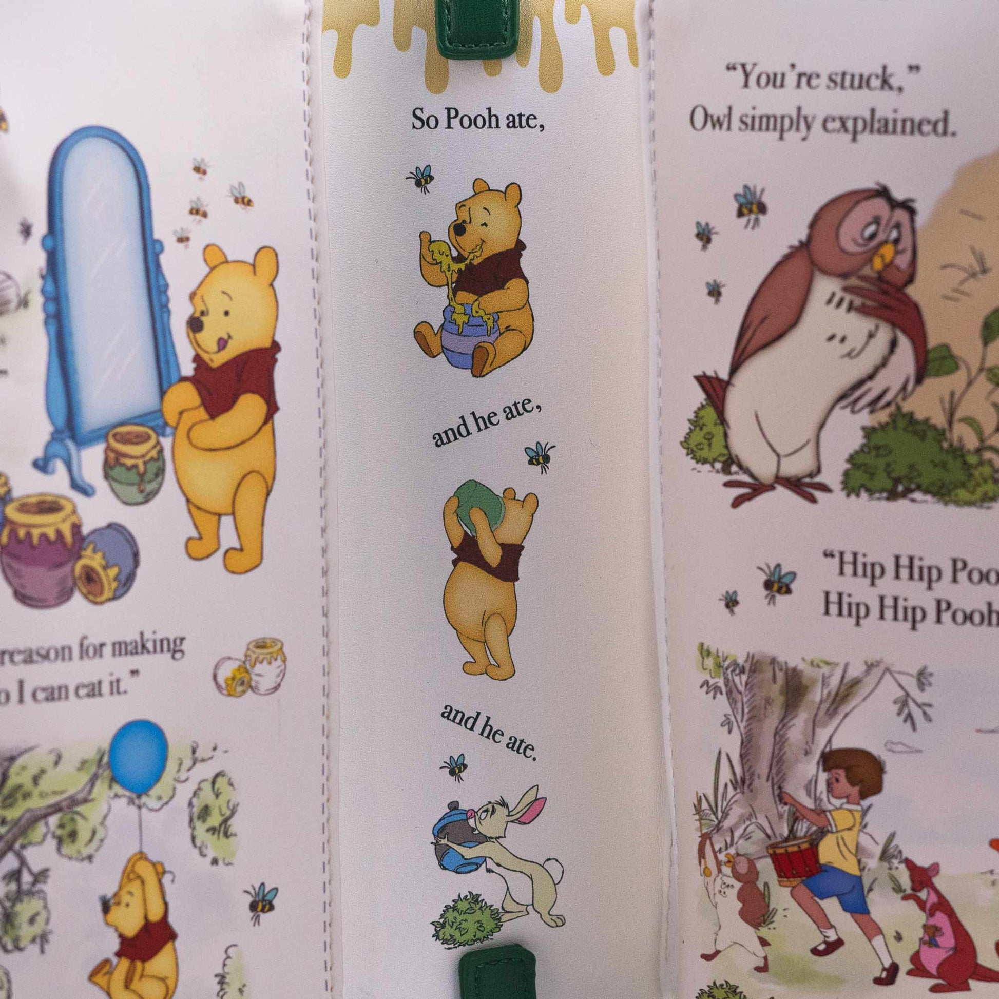 Loungefly x Disney Winnie the Pooh Book Convertible Crossbody Bag - GeekCore