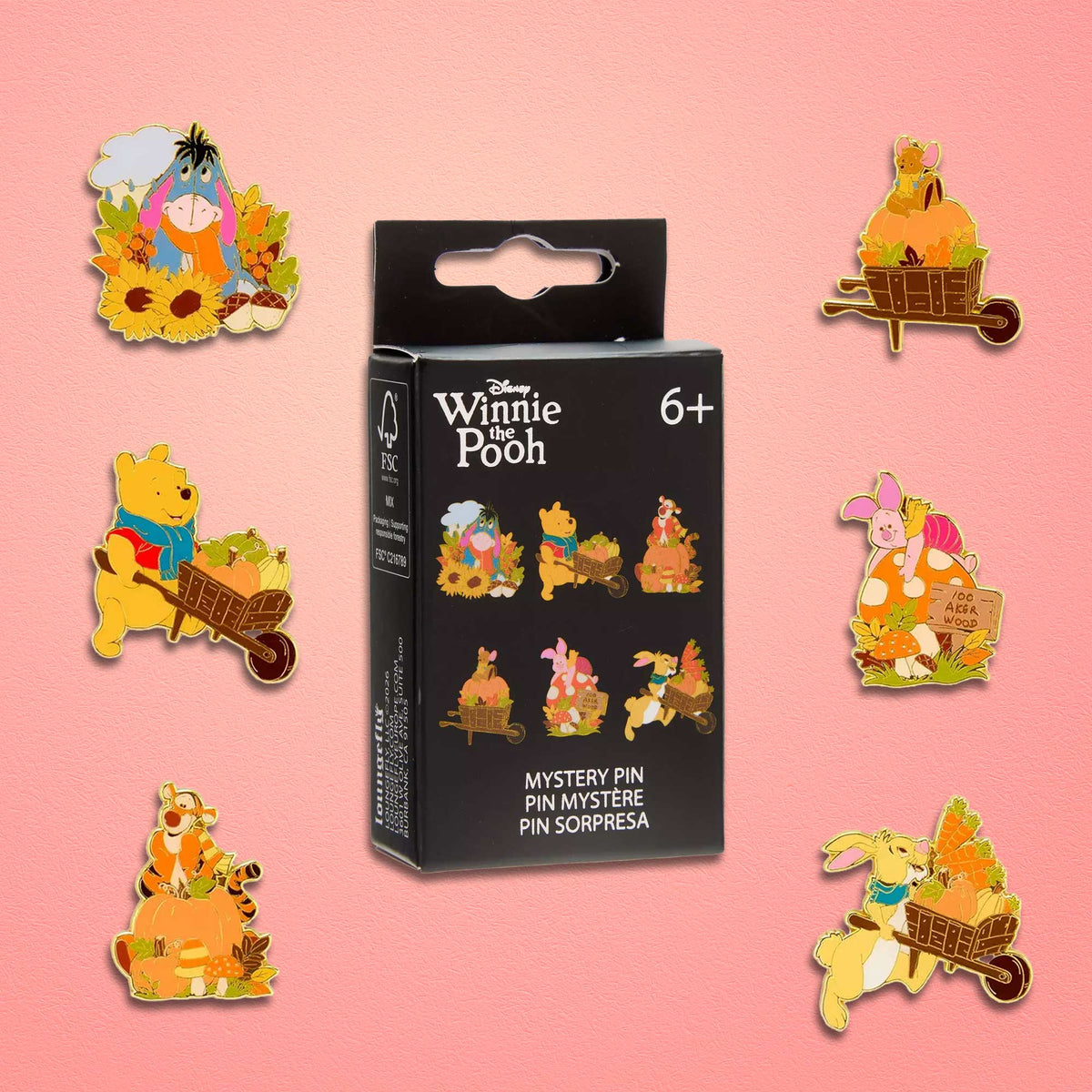 Loungefly x Disney Winnie the Pooh Fall Blind Box Mystery Pin - GeekCore