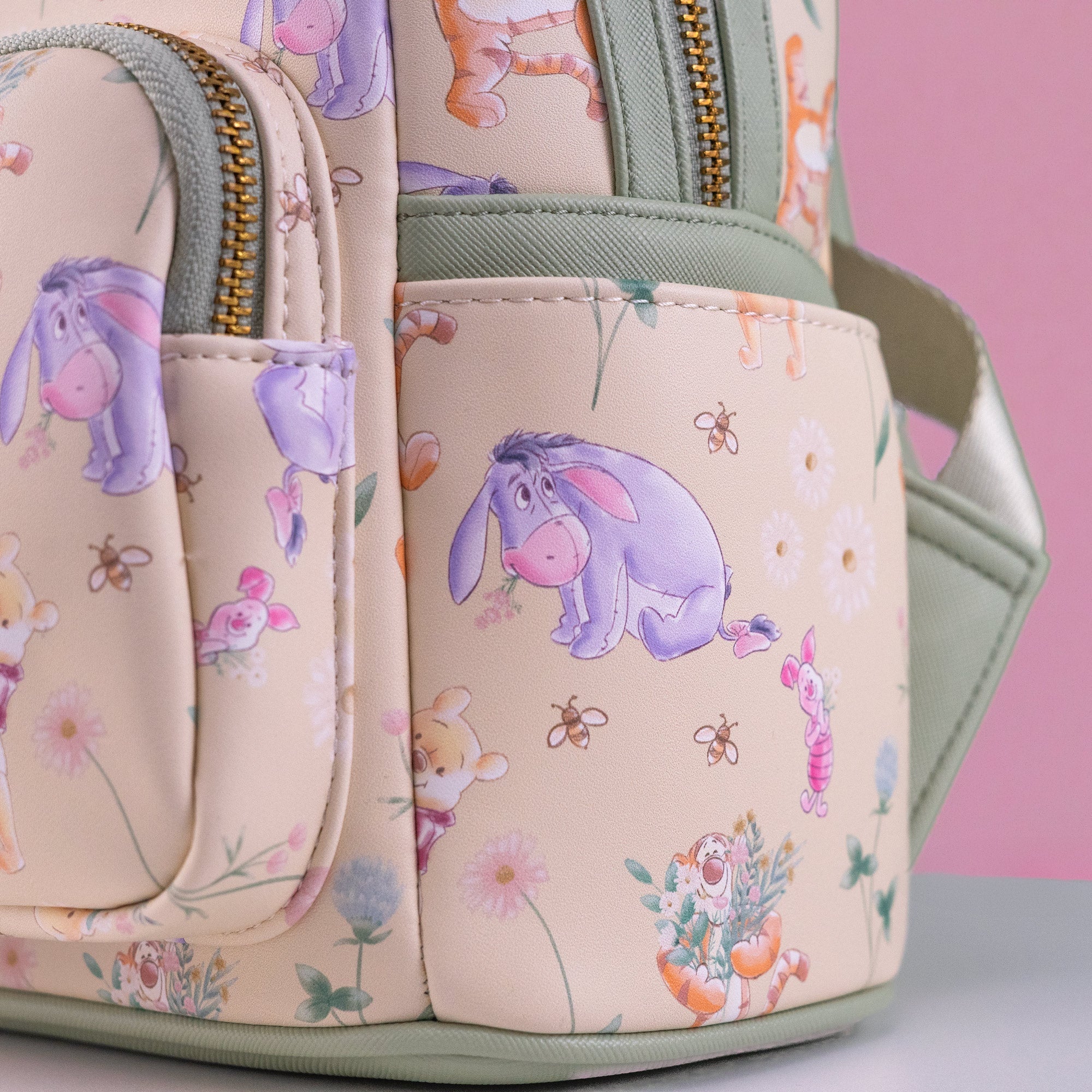 Loungefly x Disney Winnie the Pooh & Friends Floral AOP Mini Backpack - GeekCore