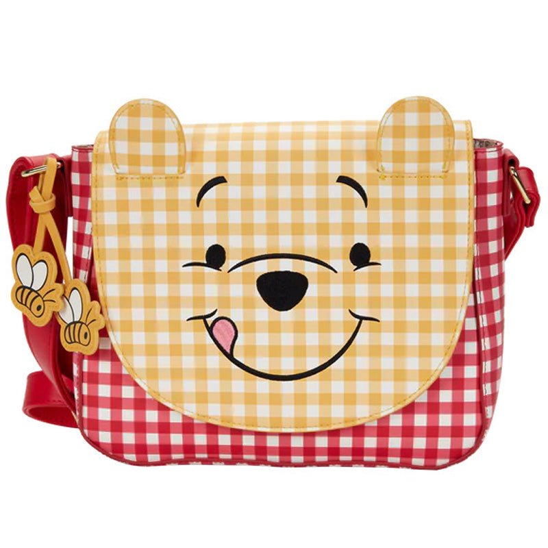 Loungefly x Disney Winnie the Pooh Gingham Crossbody Bag - GeekCore