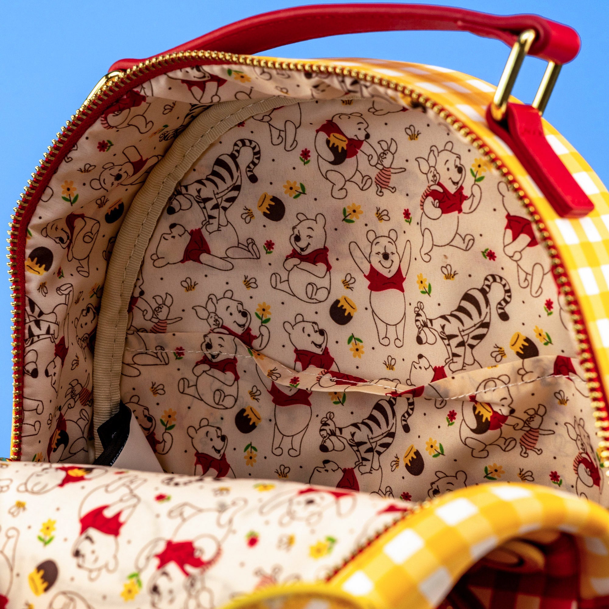 Loungefly x Disney Winnie the Pooh Gingham Mini Backpack - GeekCore