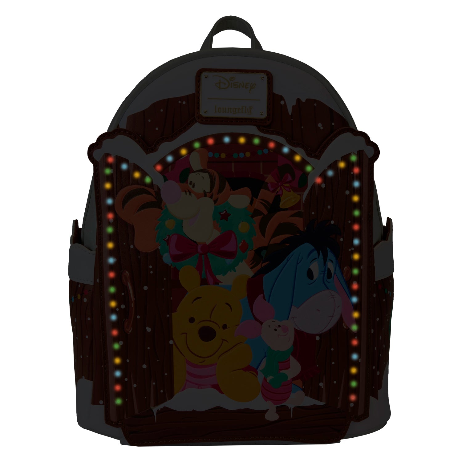 Loungefly x Disney Winnie the Pooh Holiday Scene Pooh And Friends Mini Backpack - GeekCore