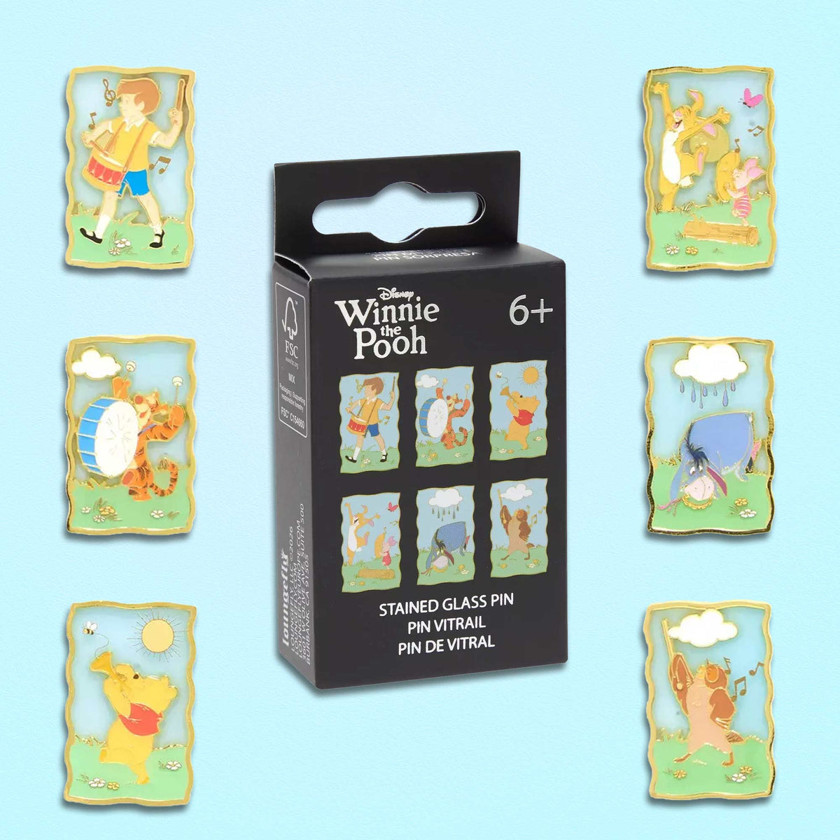 Loungefly x Disney Winnie the Pooh Marching Band Blind Box Mystery Pin - GeekCore