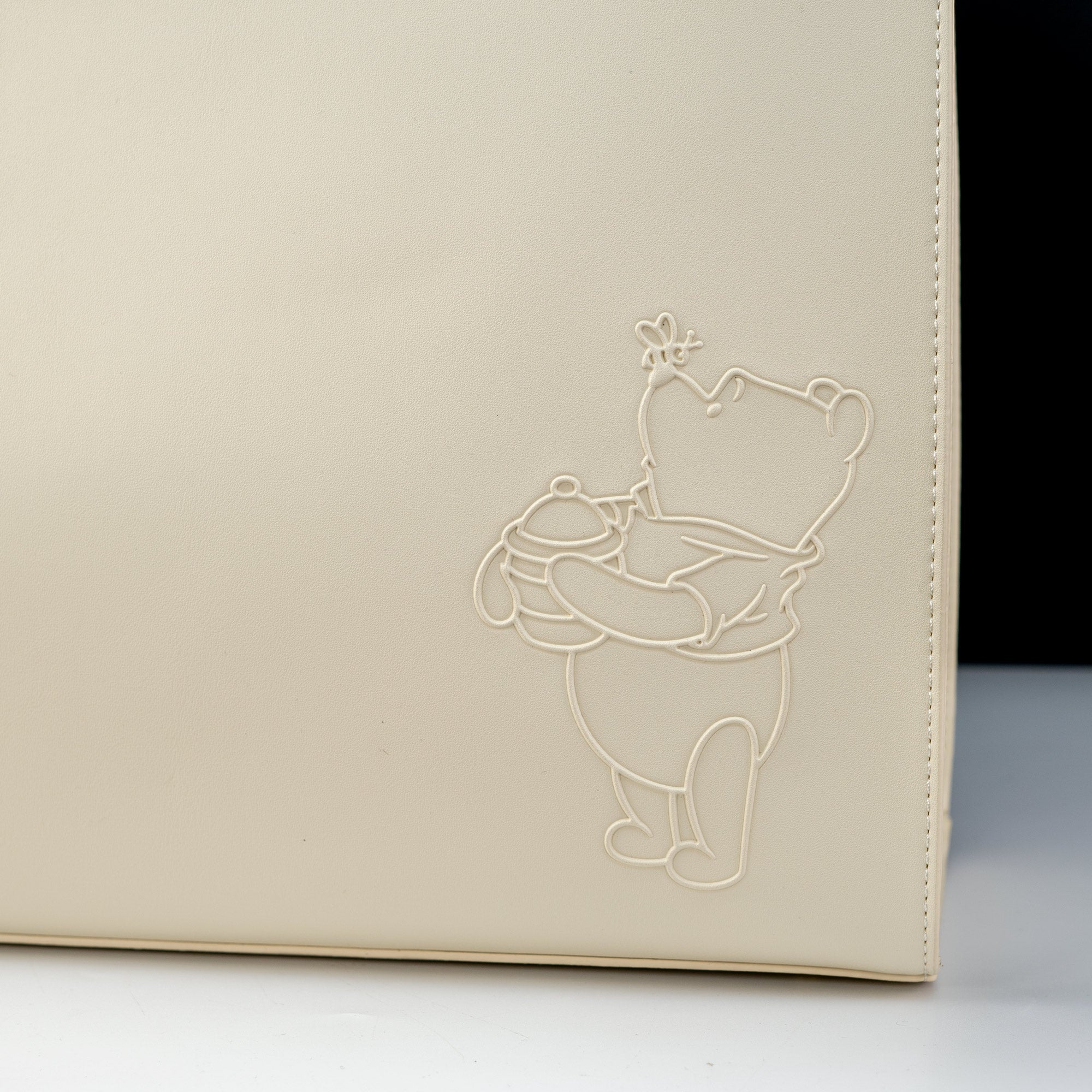Loungefly x Disney Winnie the Pooh Minimal Cream Crossbody Tote Handbag - GeekCore