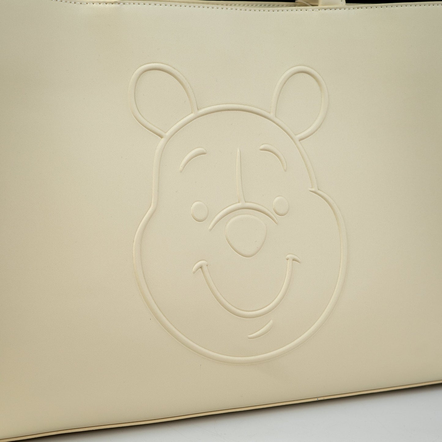 Loungefly x Disney Winnie the Pooh Minimal Cream Crossbody Tote Handbag - GeekCore