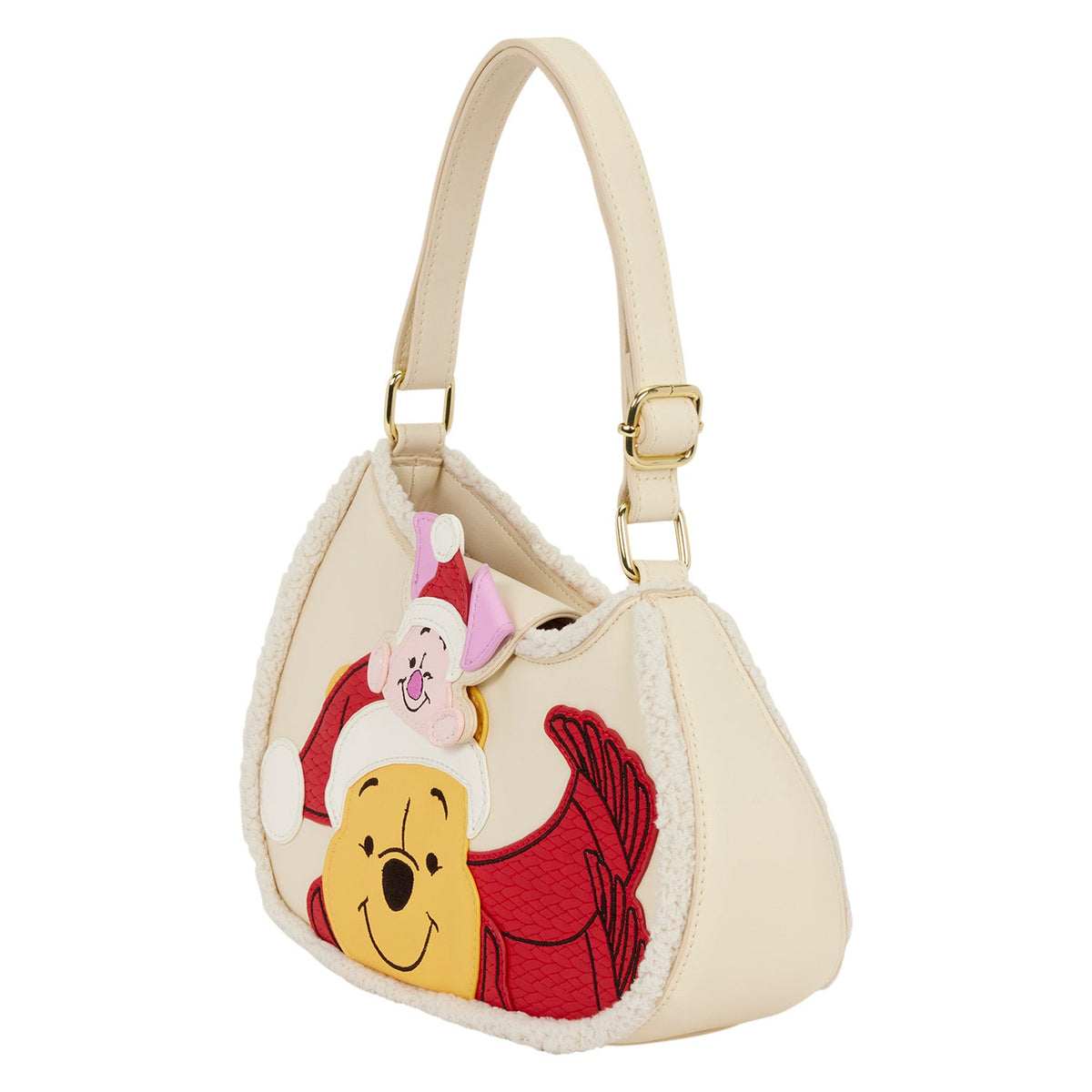 Loungefly x Disney Winnie the Pooh & Piglet Holiday Crossbody Bag - GeekCore