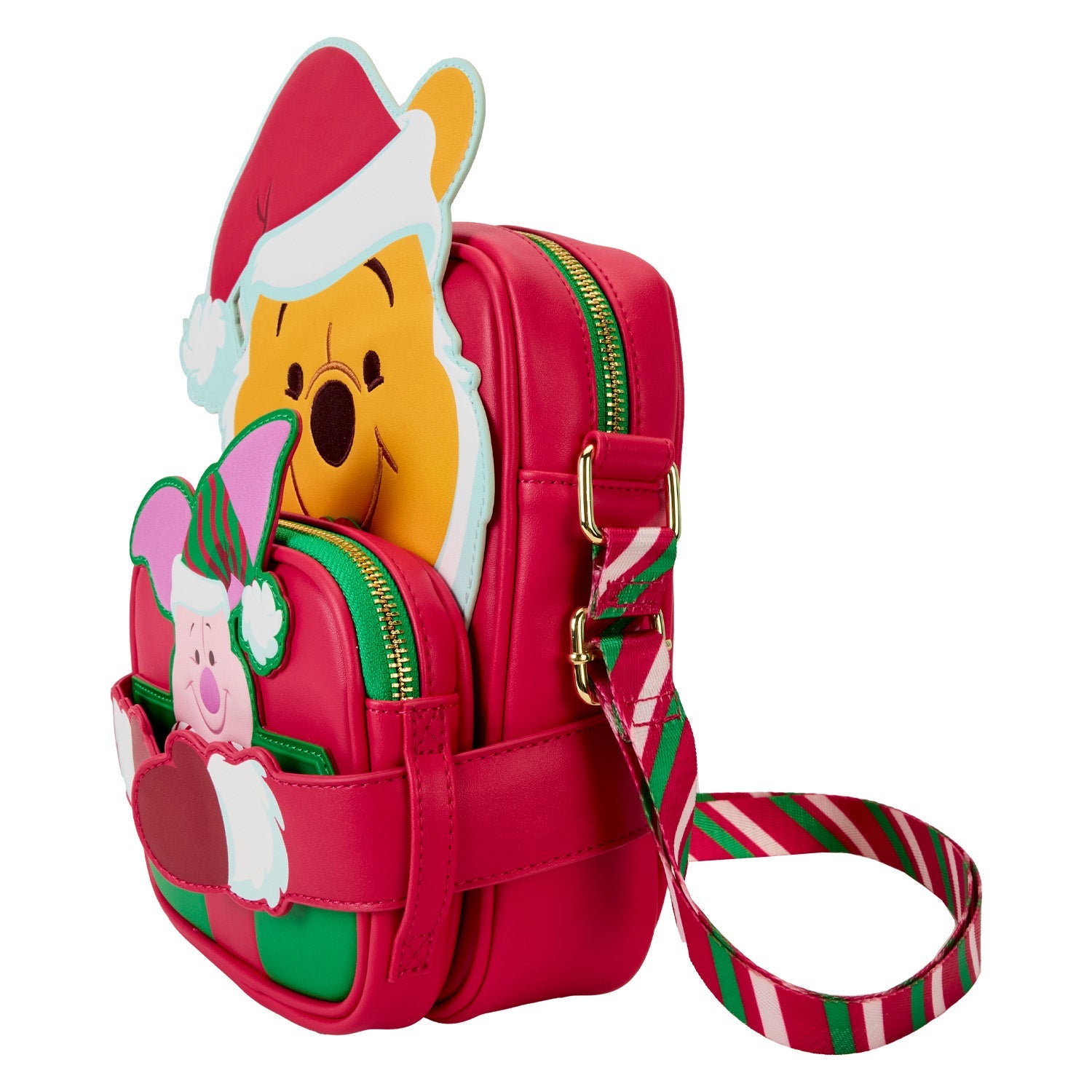 Loungefly x Disney Winnie the Pooh Santa Pooh Crossbuddies Bag - GeekCore