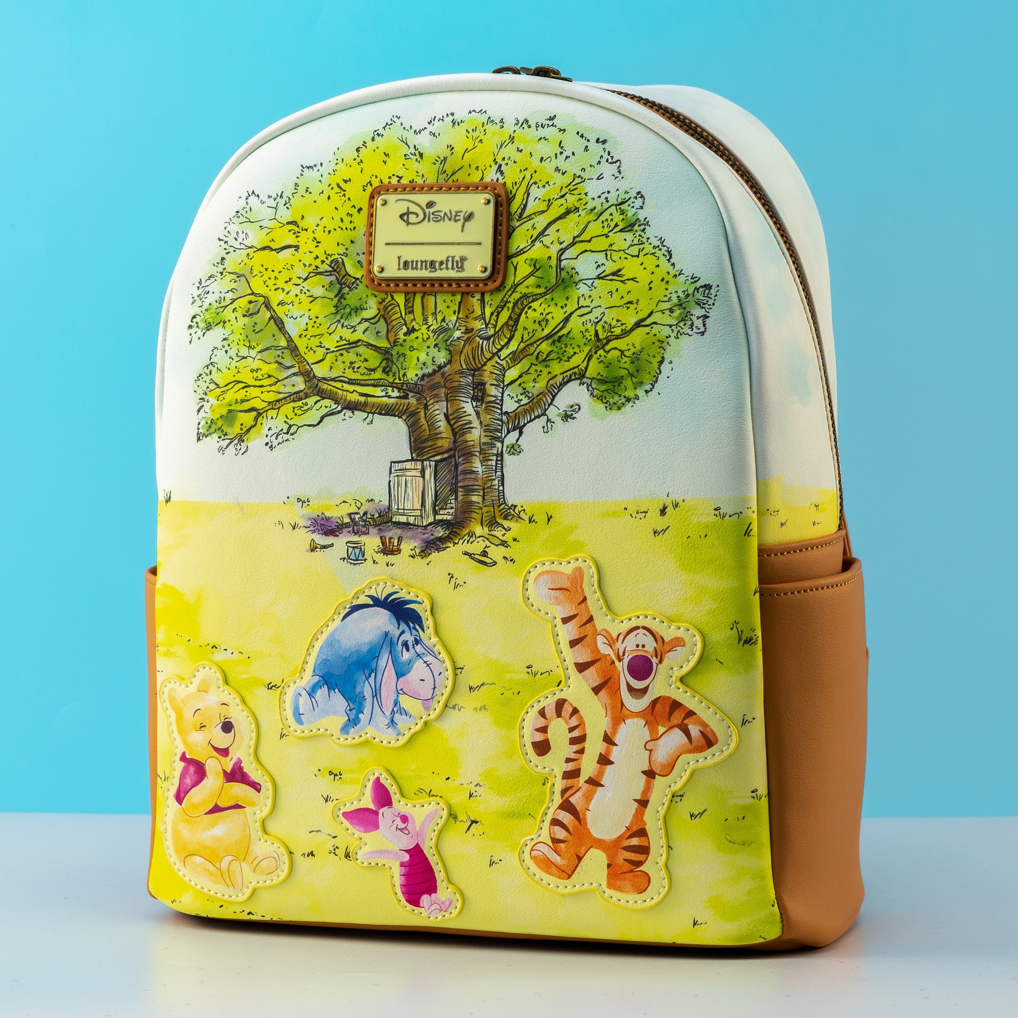 Loungefly x Disney Winnie the Pooh Tigger, Eeyore, Piglet at Tree House Mini Backpack - GeekCore