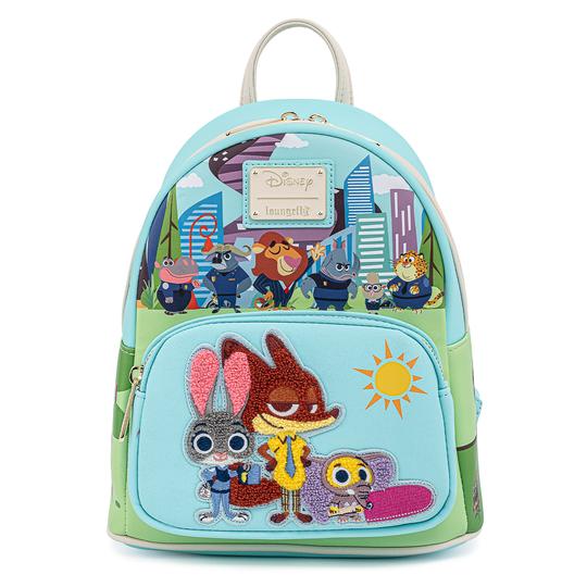 Loungefly x Disney Zootopia Chibi Group Mini Backpack - GeekCore