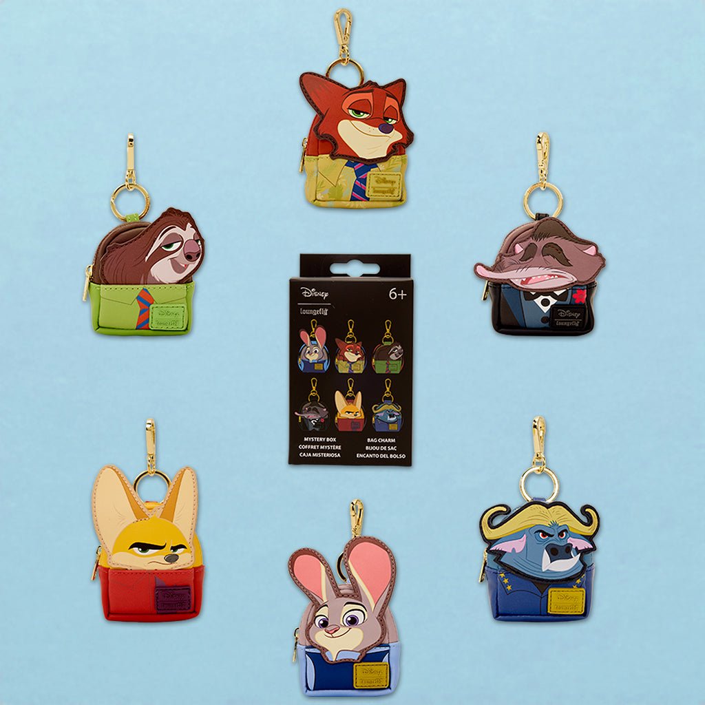 Loungefly x Disney Zootopia Mystery Mini Backpack Keychain Charm - GeekCore