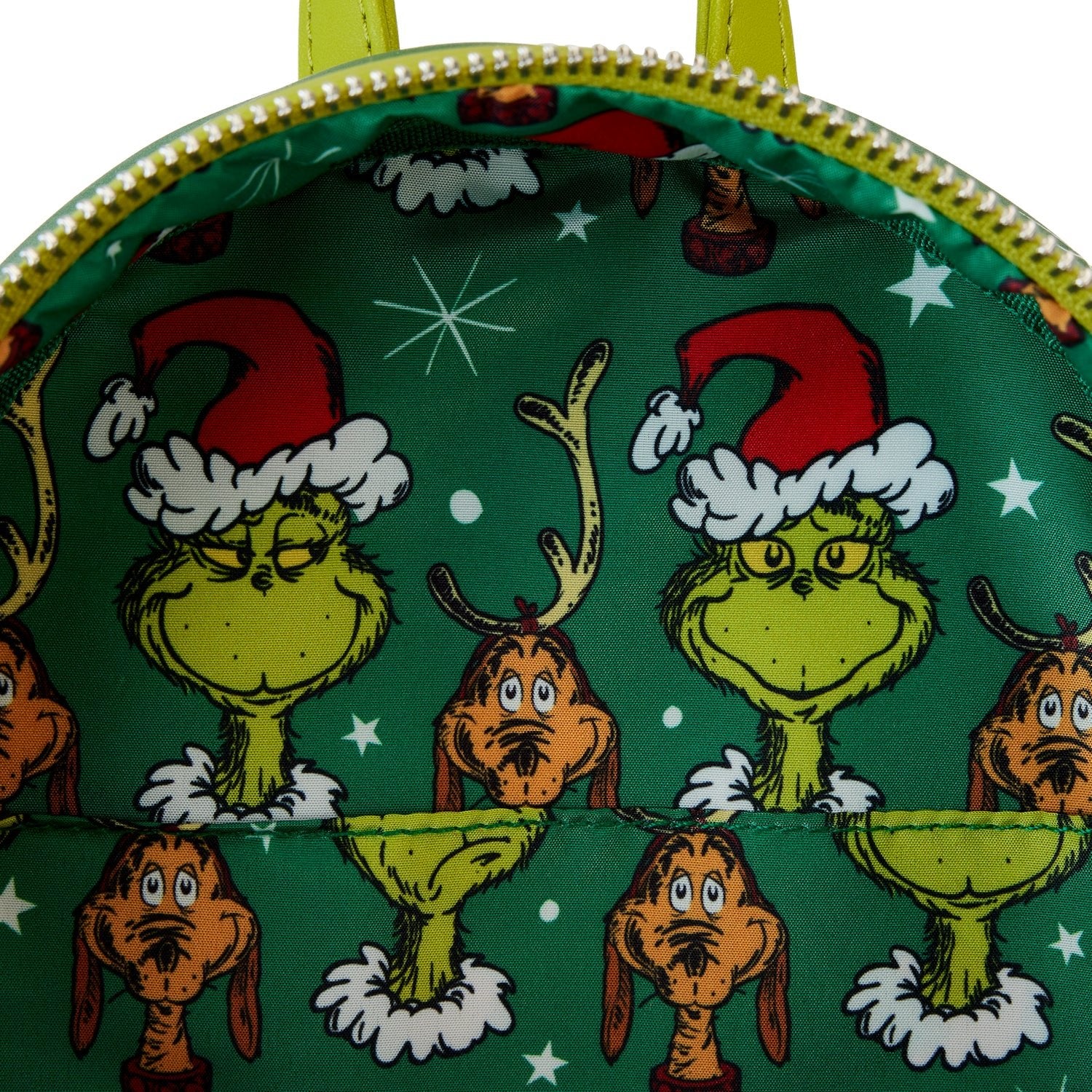 Loungefly x Dr Seuss Santa Grinch Cosplay Mini Backpack - GeekCore