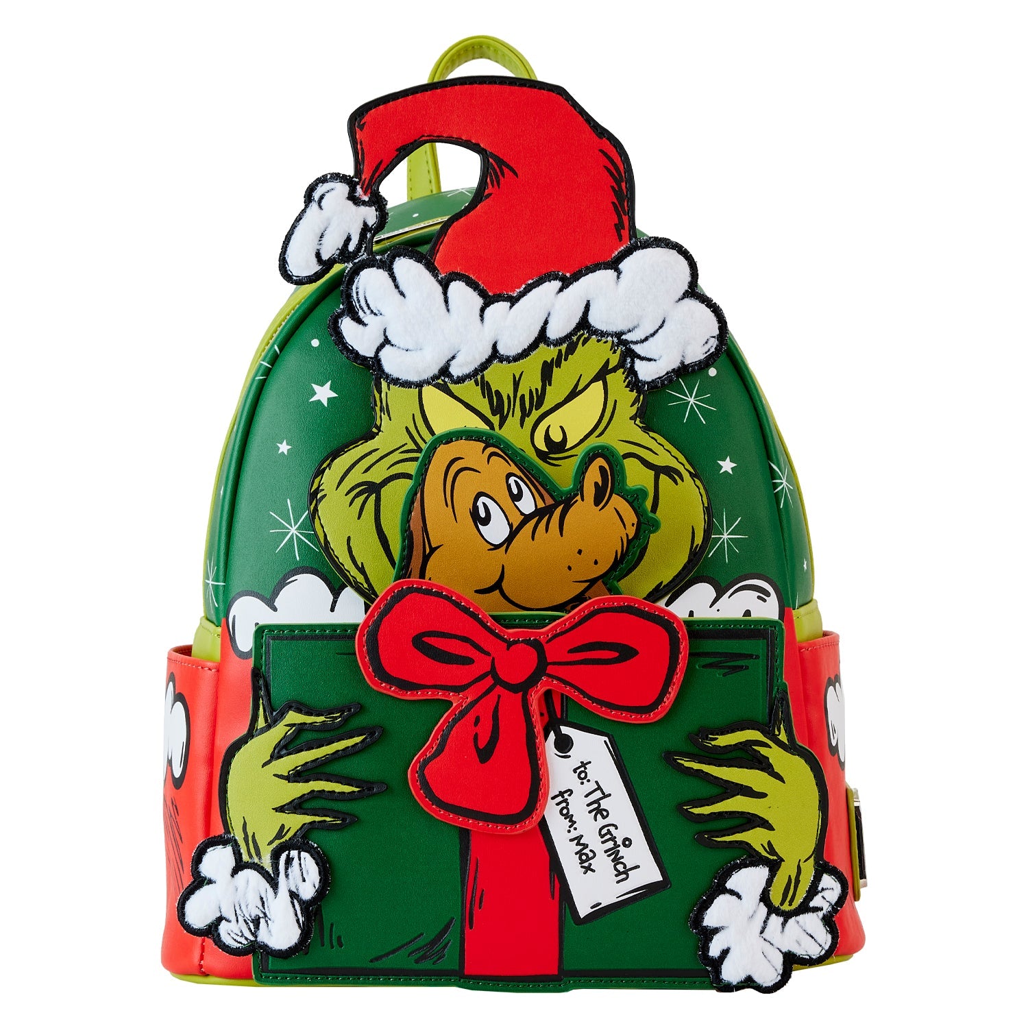 Loungefly x Dr Seuss Santa Grinch Cosplay Mini Backpack - GeekCore