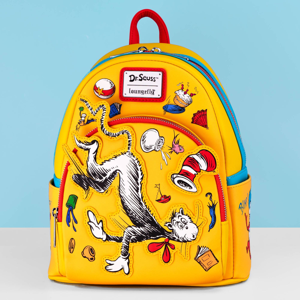 Loungefly x Dr. Seuss The Cat in The Hat Mini Backpack - GeekCore