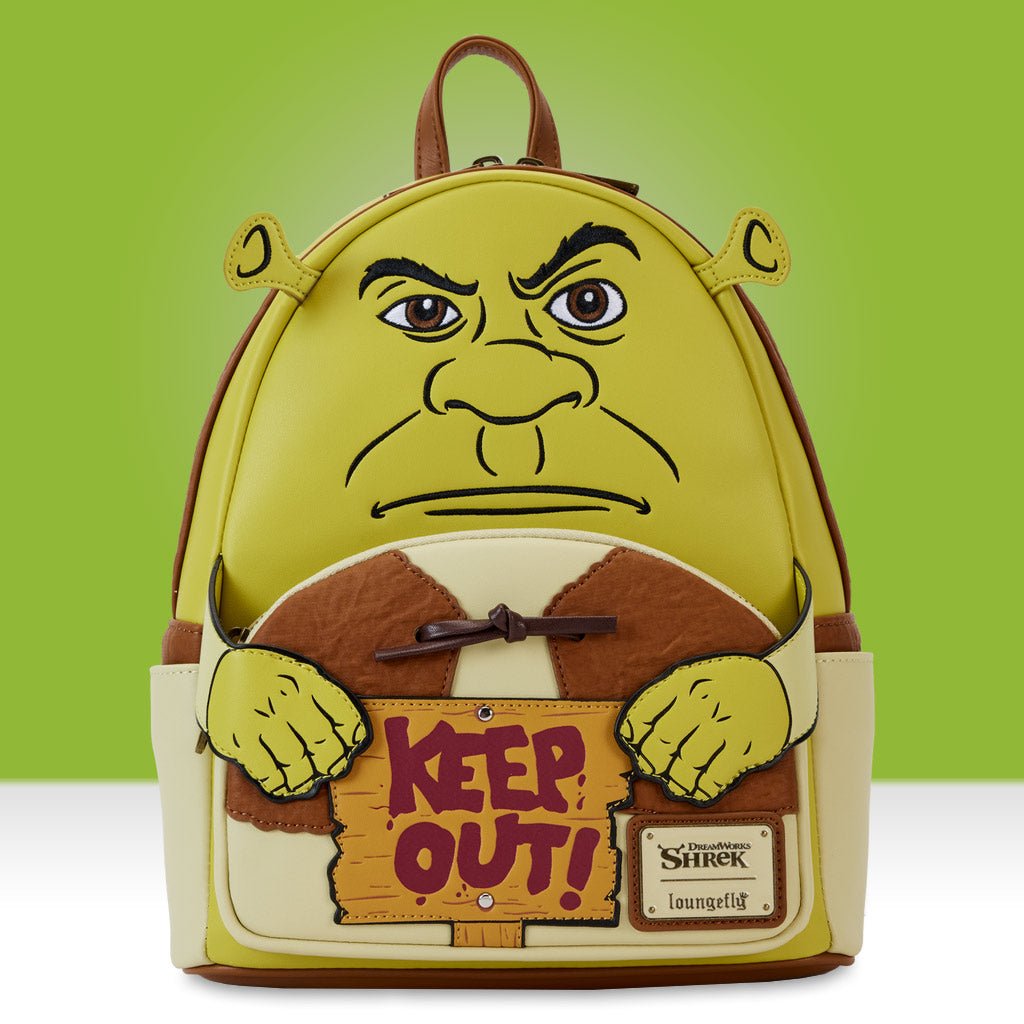 Loungefly x Dreamworks Shrek Keep Out Cosplay Mini Backpack - GeekCore