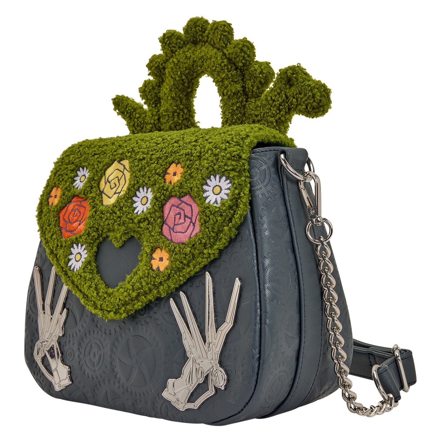 Loungefly x Edward Scissorhands Sherpa Crossbody Bag - GeekCore