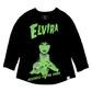 Loungefly x Elvira Glow in the Dark Shirred Raglan Tee - GeekCore