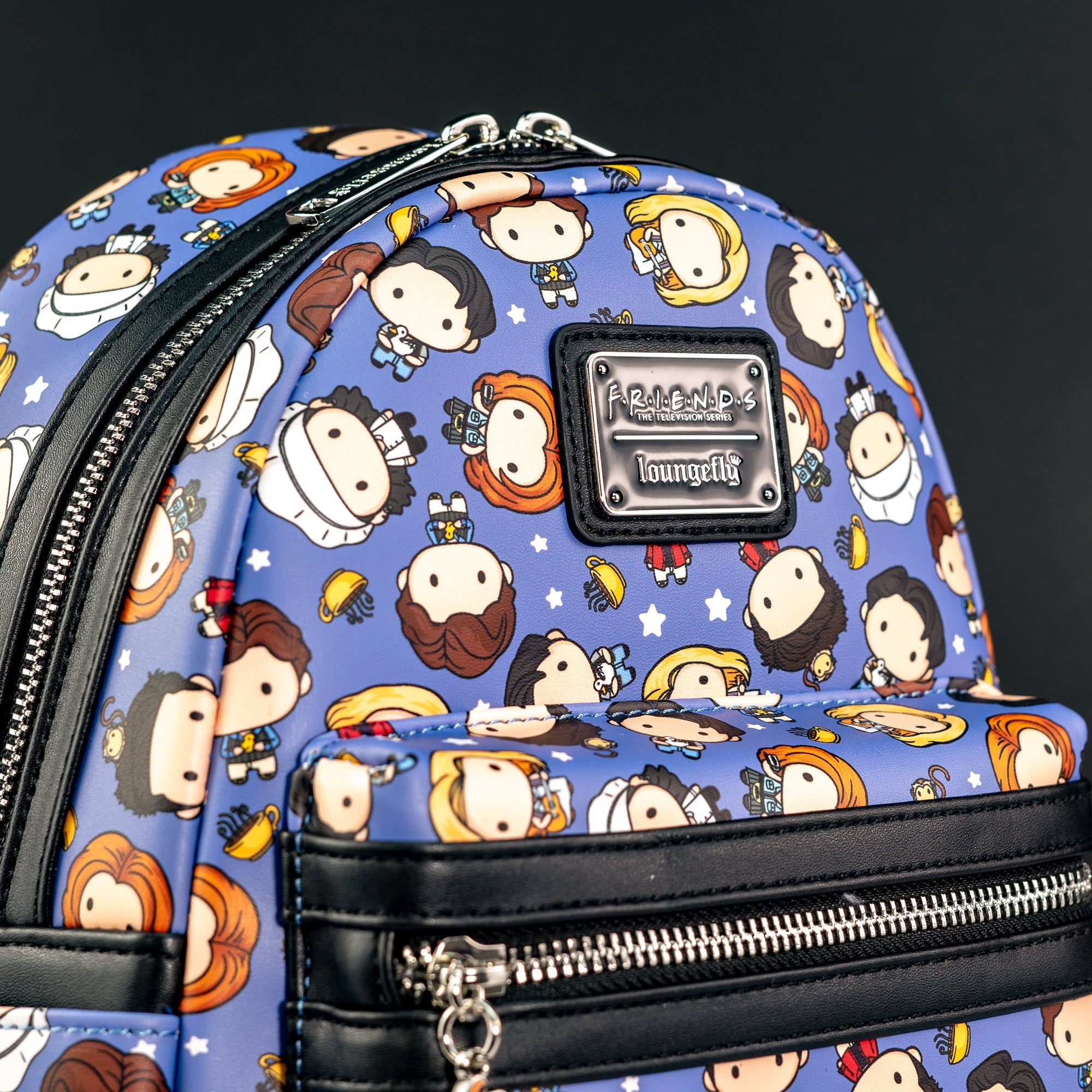 Loungefly x Friends Character Chibi AOP Mini Backpack - GeekCore