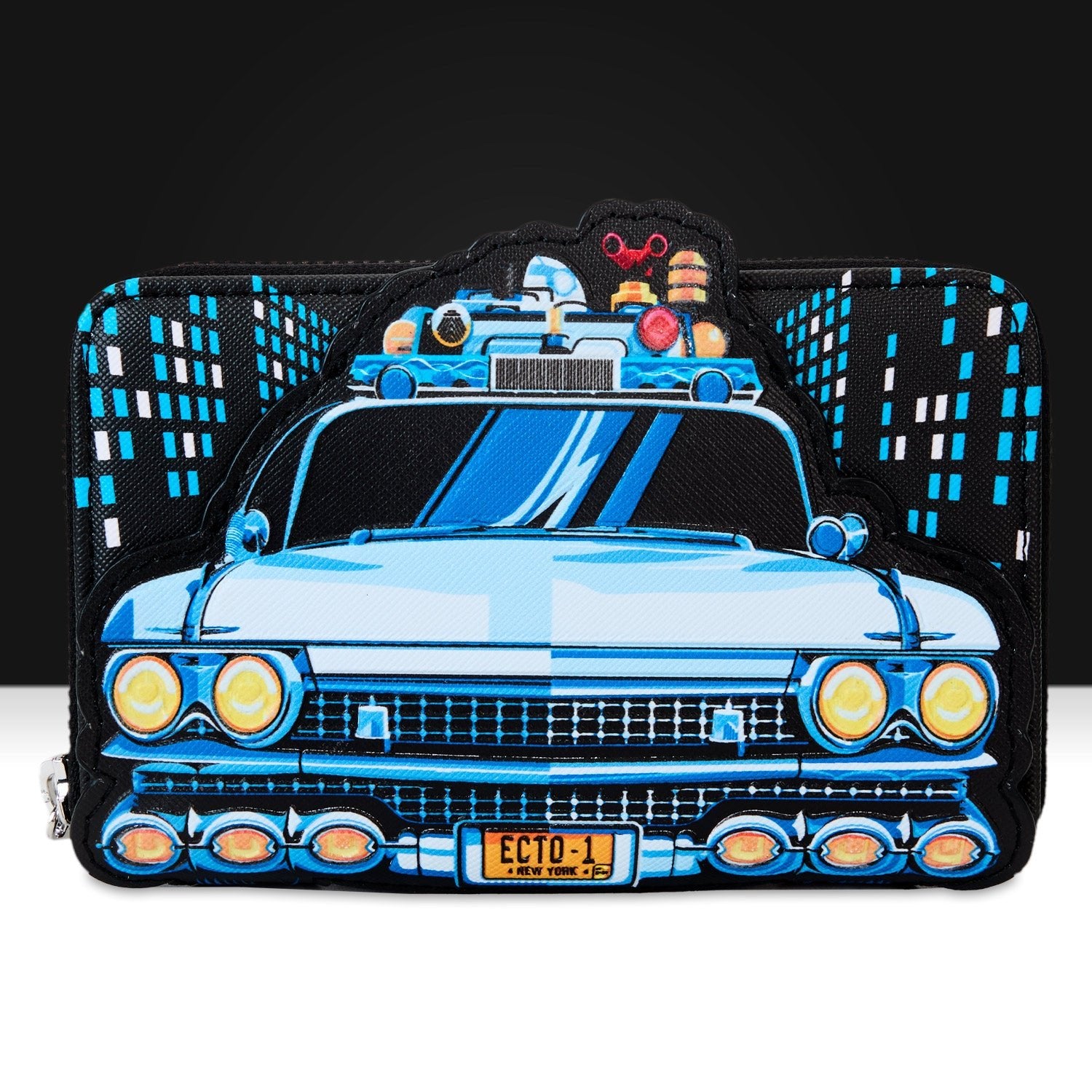 Loungefly x Ghostbusters Ecto - 1 Zip Around Wallet - GeekCore