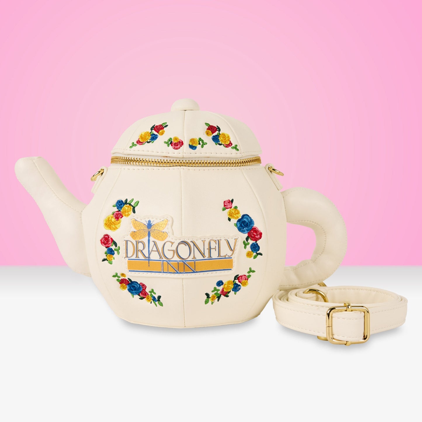 Loungefly x Gilmore Girls Dragonfly Inn Figural Teapot Crossbody Bag - GeekCore