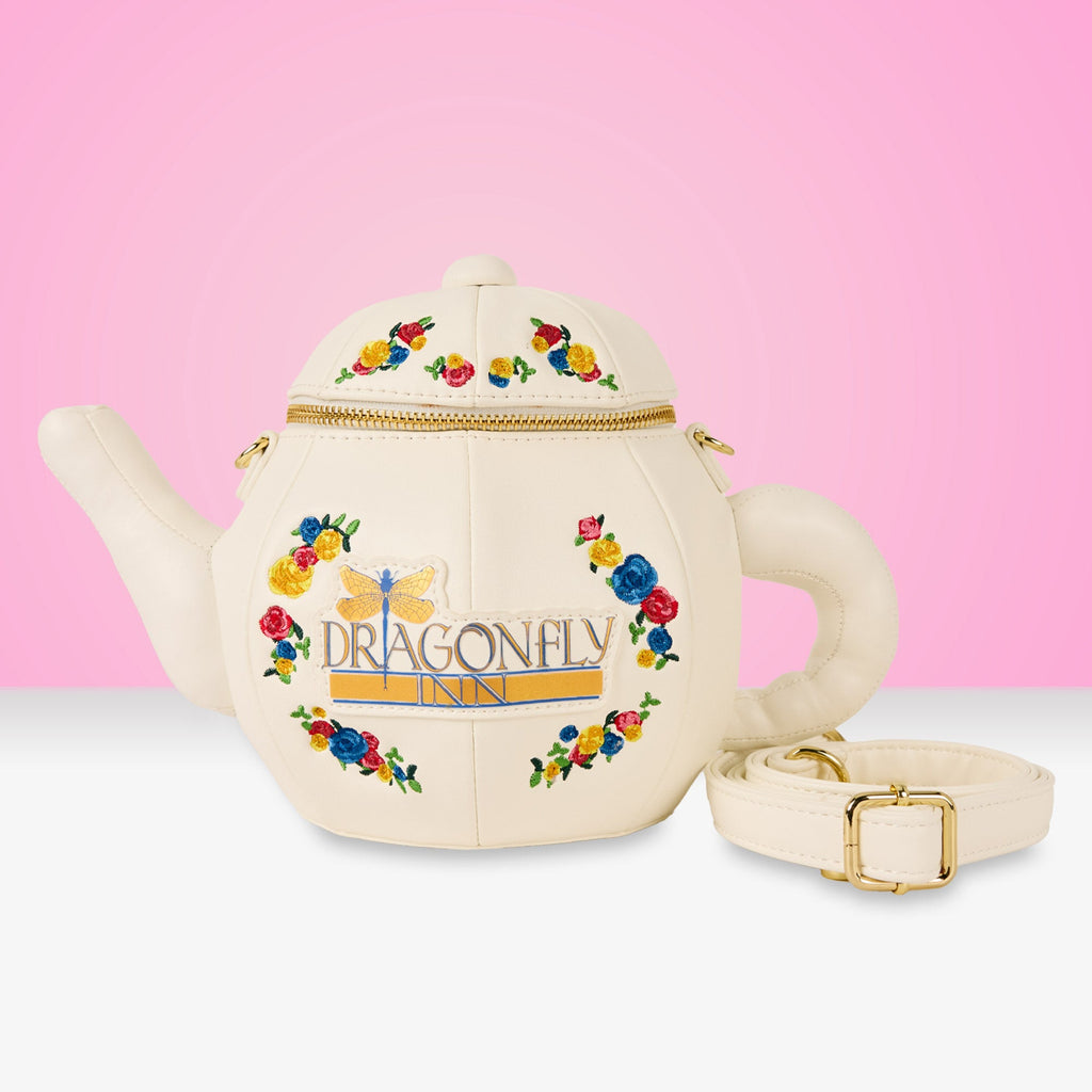 Loungefly x Gilmore Girls Dragonfly Inn Figural Teapot Crossbody Bag - GeekCore