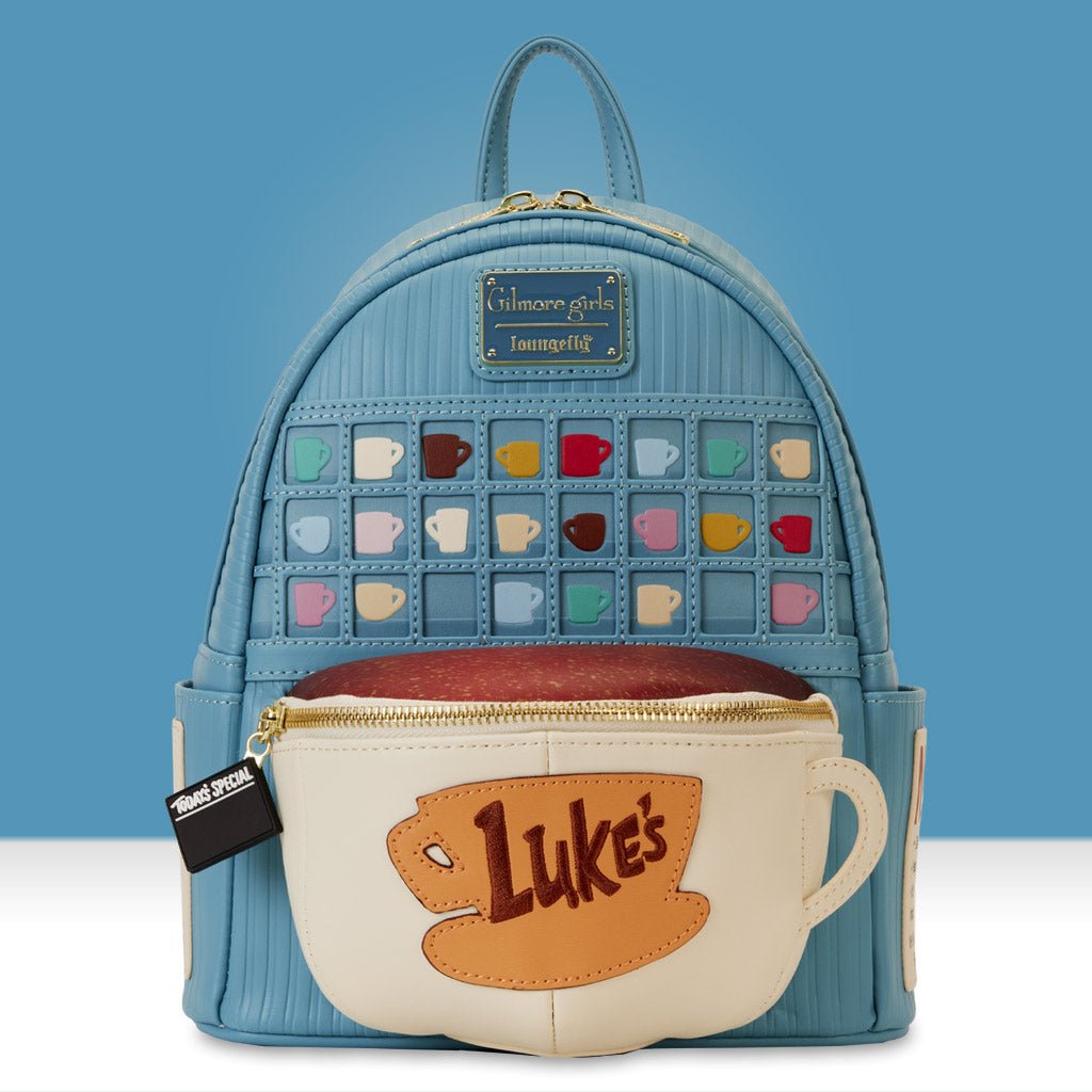 Loungefly x Gilmore Girls Luke's Diner Coffee Cup Mini Backpack - GeekCore