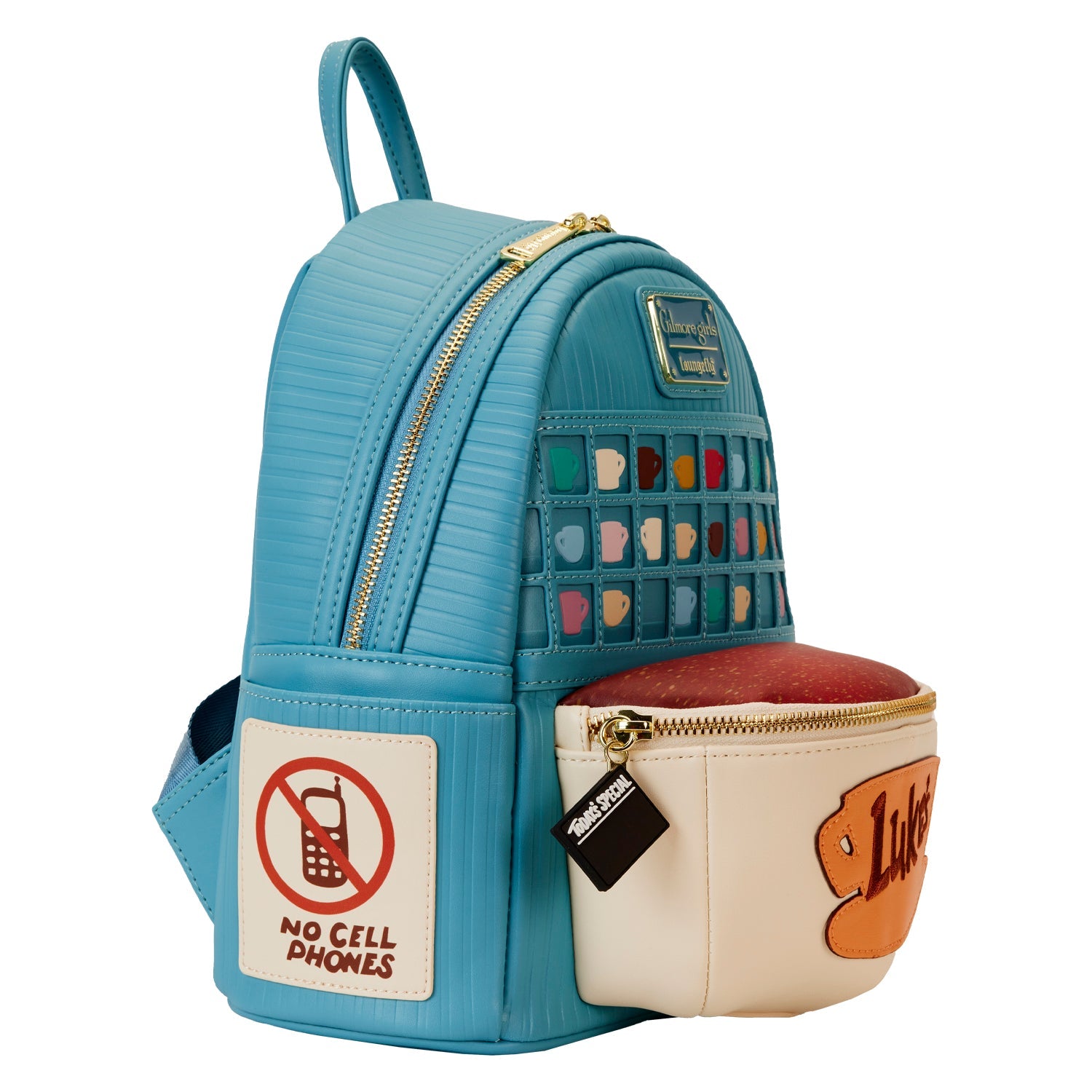 Loungefly x Gilmore Girls Luke's Diner Coffee Cup Mini Backpack - GeekCore