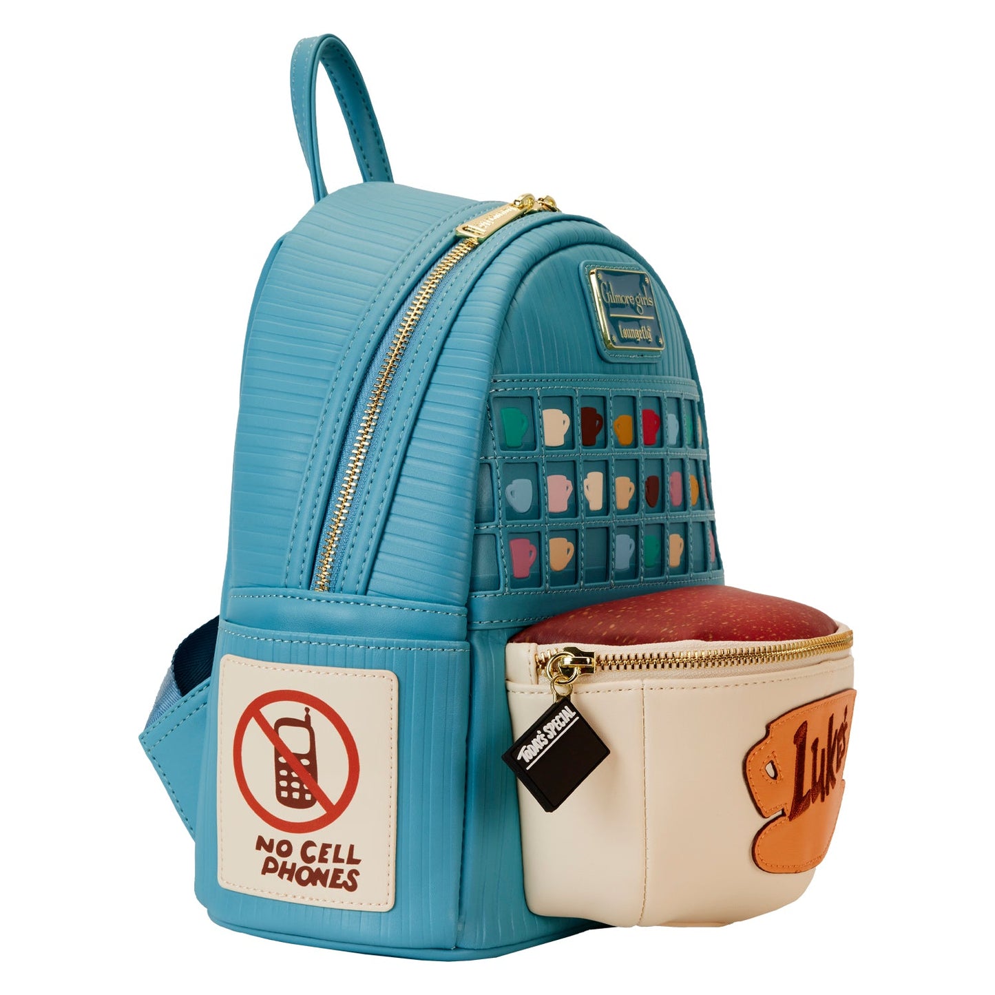 Loungefly x Gilmore Girls Luke's Diner Coffee Cup Mini Backpack - GeekCore