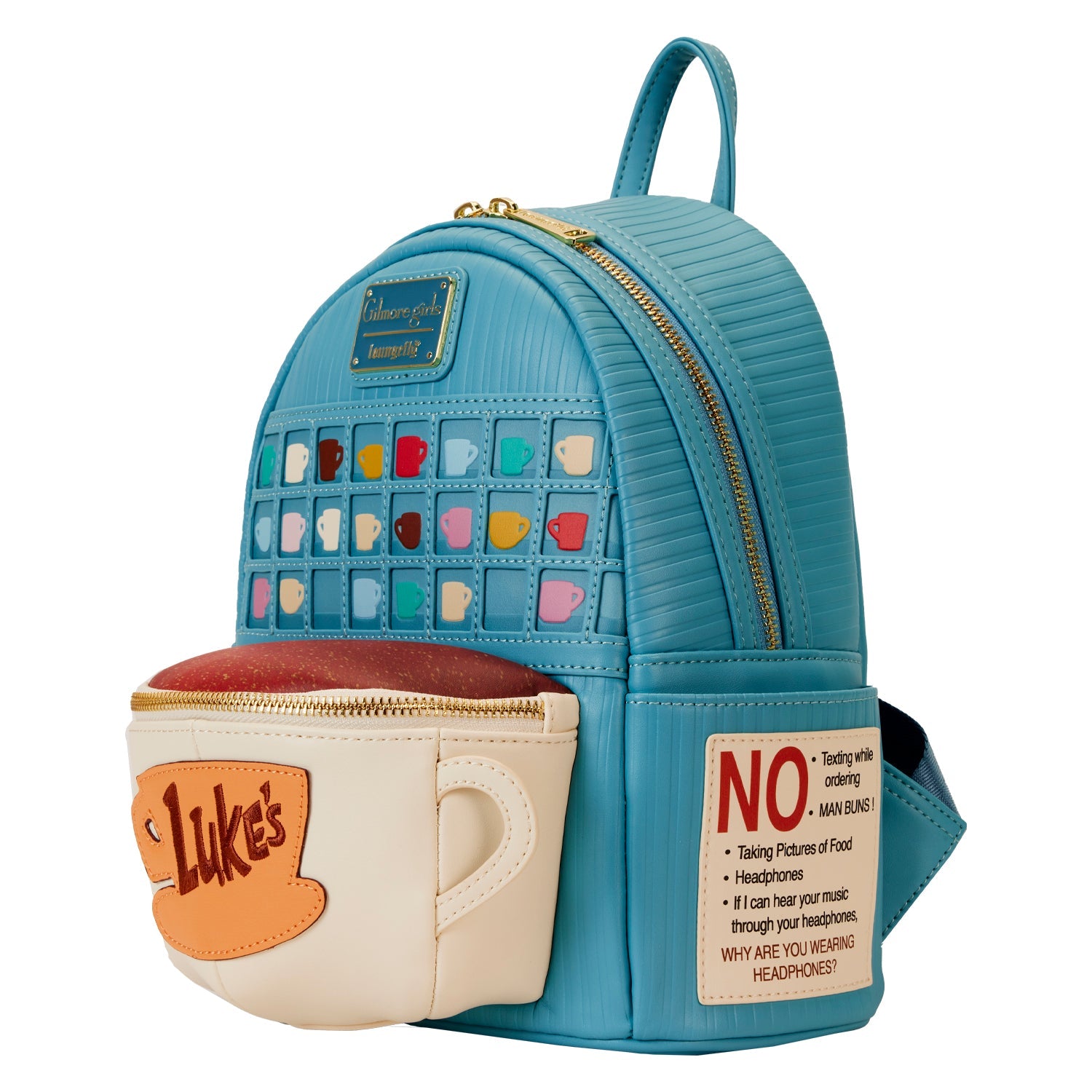 Loungefly x Gilmore Girls Luke's Diner Coffee Cup Mini Backpack - GeekCore