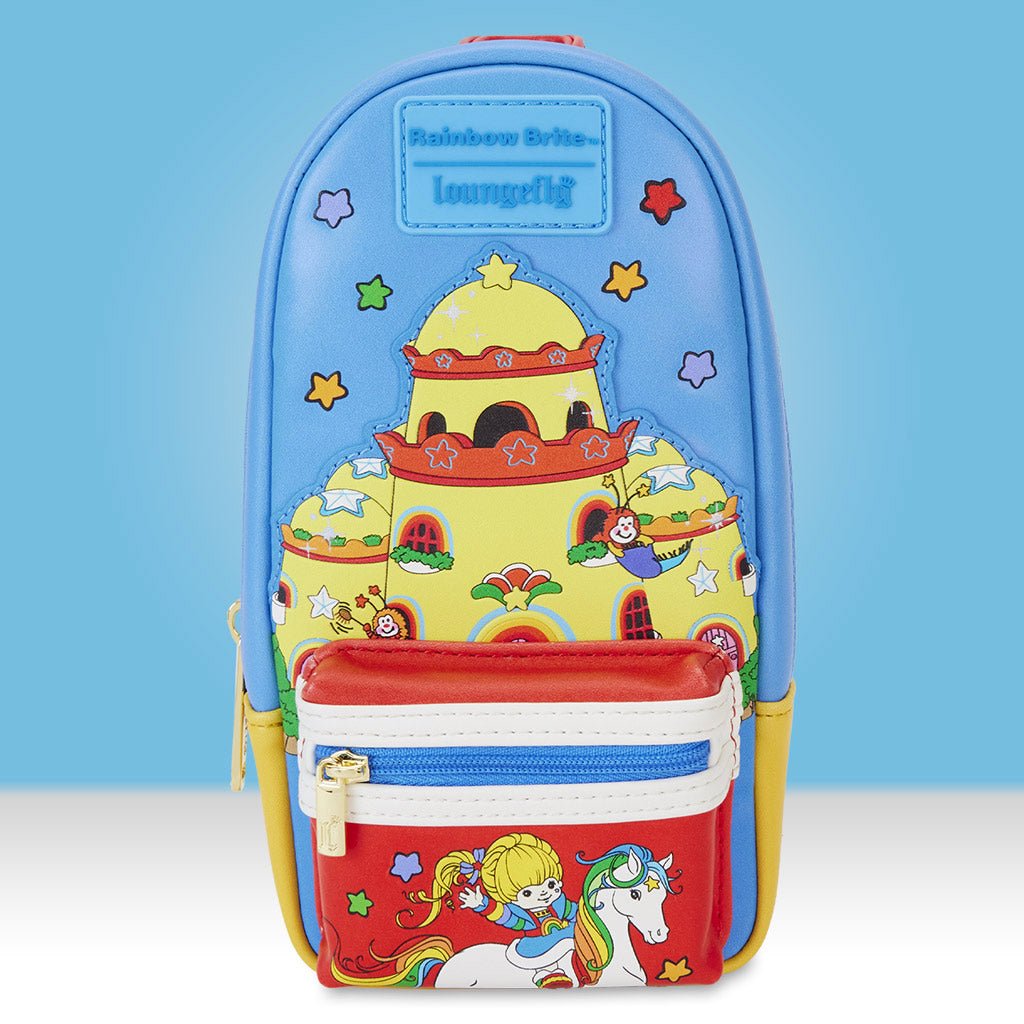 Loungefly x Hallmark Rainbow Brite Castle Mini Backpack Pencil Case - GeekCore