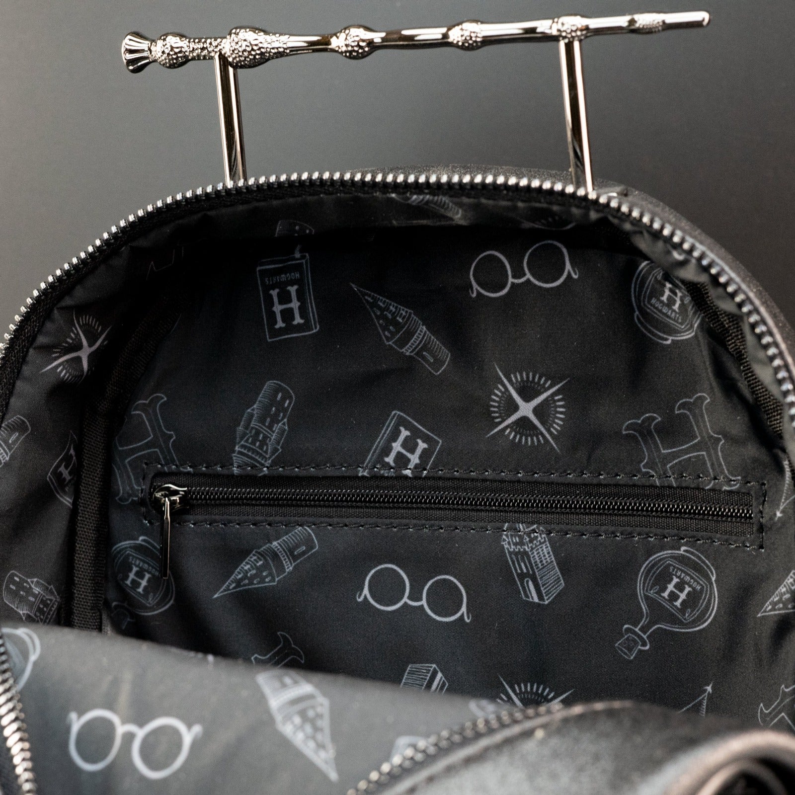 Loungefly x Harry Potter Black Elder Wand Mini Backpack - GeekCore