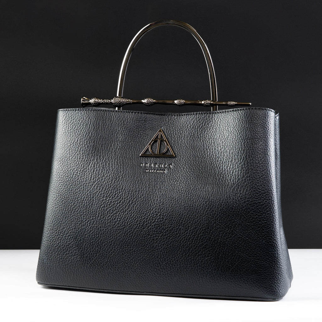 Loungefly x Harry Potter Black Pebble Elder Wand Crossbody Handbag - GeekCore