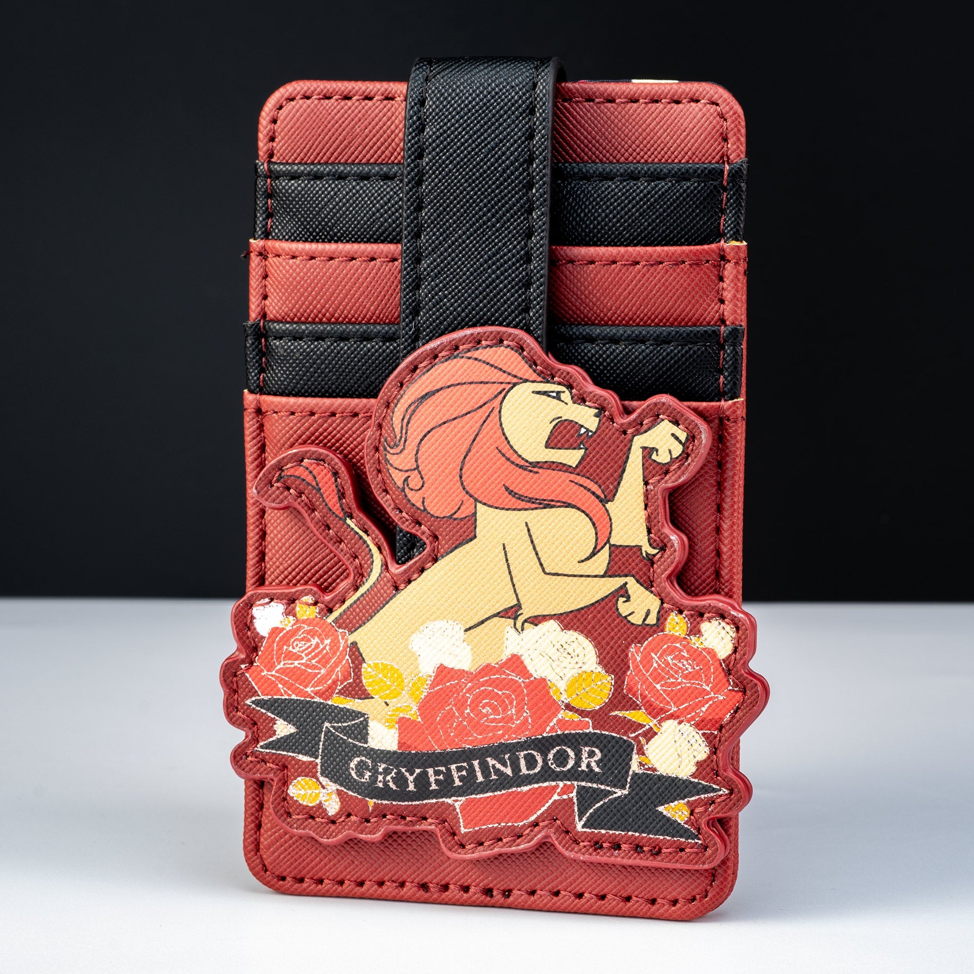 Loungefly x Harry Potter Gryffindor House Tattoo Card Holder - GeekCore