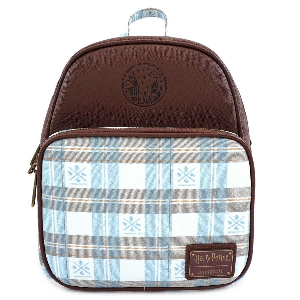 Loungefly x Harry Potter Hogwarts Plaid Convertible Backpack - GeekCore