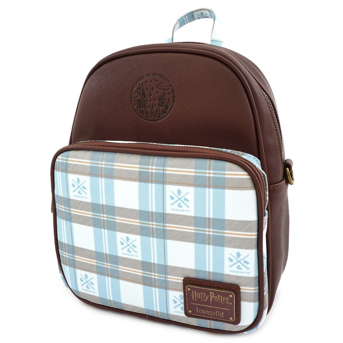 Loungefly x Harry Potter Hogwarts Plaid Convertible Backpack - GeekCore