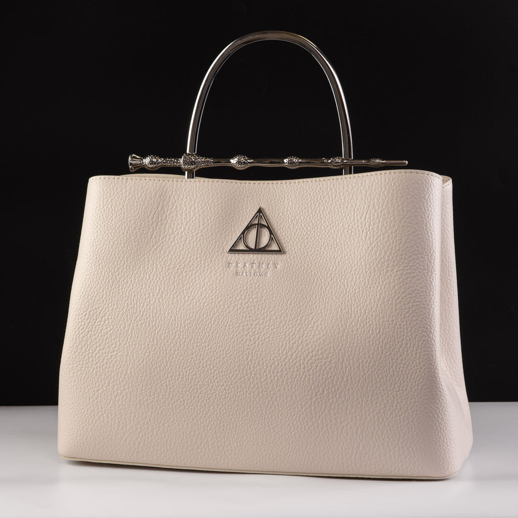 Loungefly x Harry Potter Ivory Pebble Elder Wand Crossbody Handbag - GeekCore