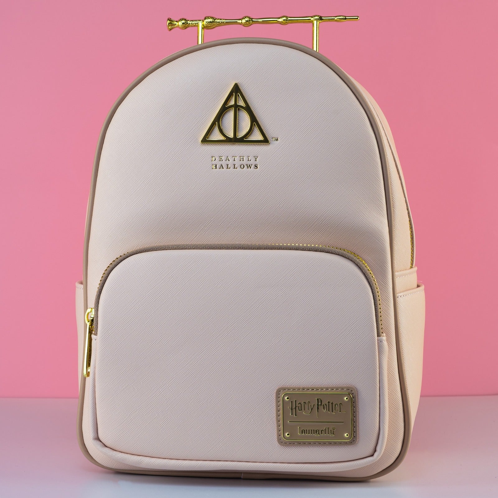 Loungefly x Harry Potter Pink Elder Wand Mini Backpack - GeekCore
