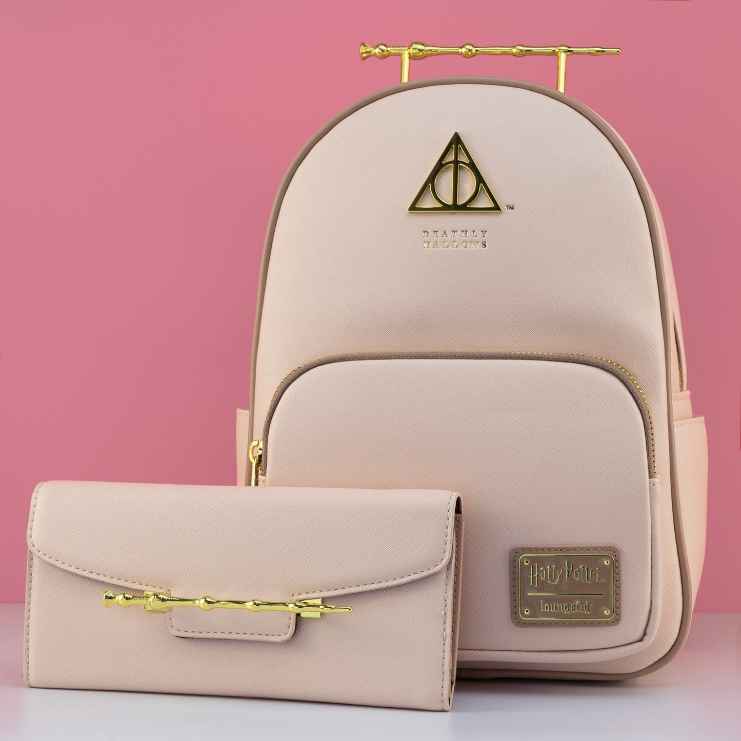 Loungefly x Harry Potter Pink Elder Wand Mini Backpack - GeekCore