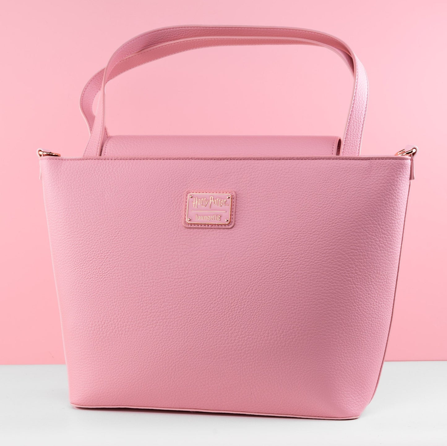 Loungefly x Harry Potter Pink Rose Elder Wand Crossbody Tote Bag - GeekCore