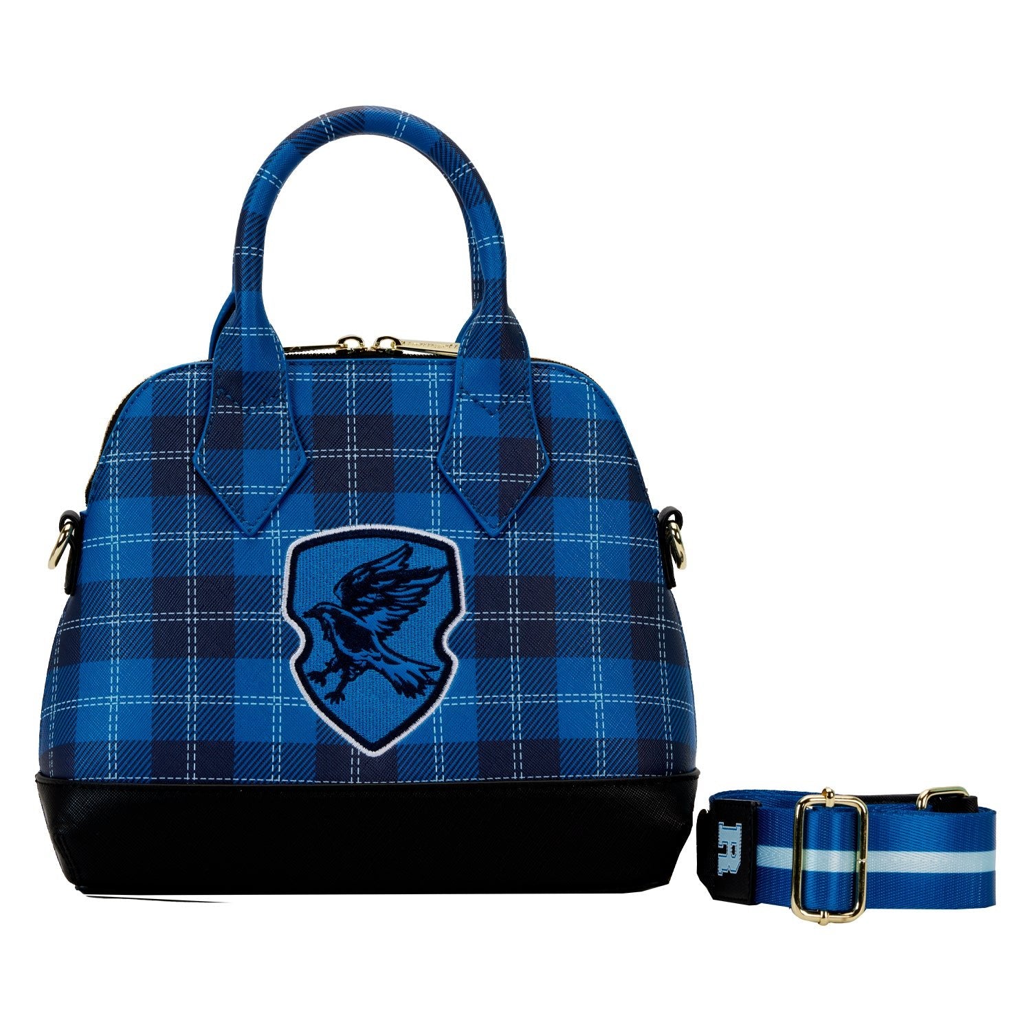 Loungefly x Harry Potter Ravenclaw Varsity Plaid Crossbody Bag - GeekCore