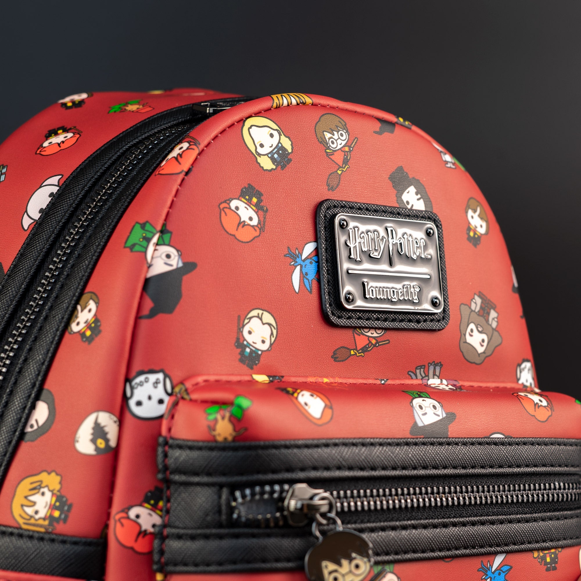 Loungefly x Harry Potter Red Chibi Character Print Mini Backpack - GeekCore