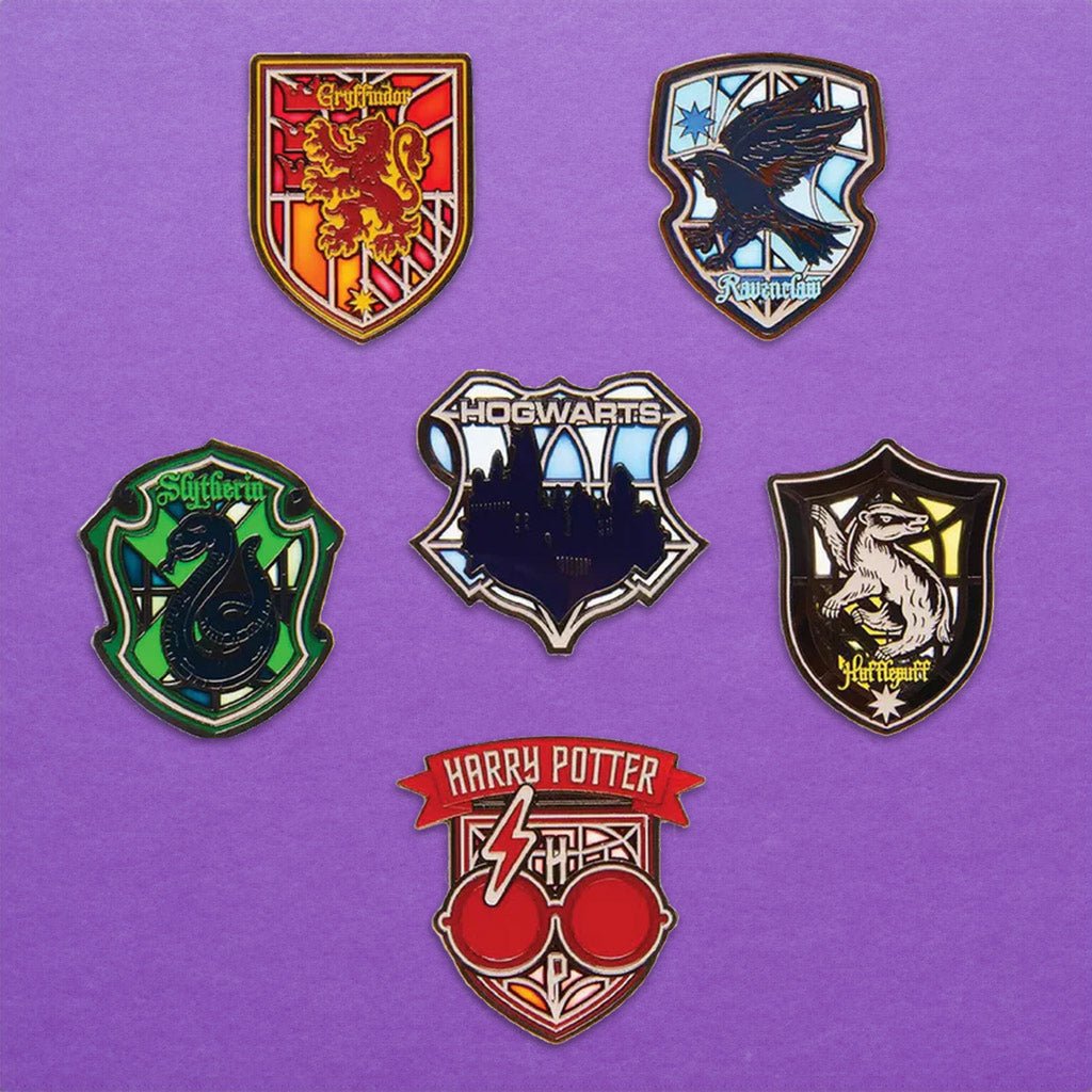 Loungefly x Harry Potter Stained Glass Blind Box Mystery Pin - GeekCore