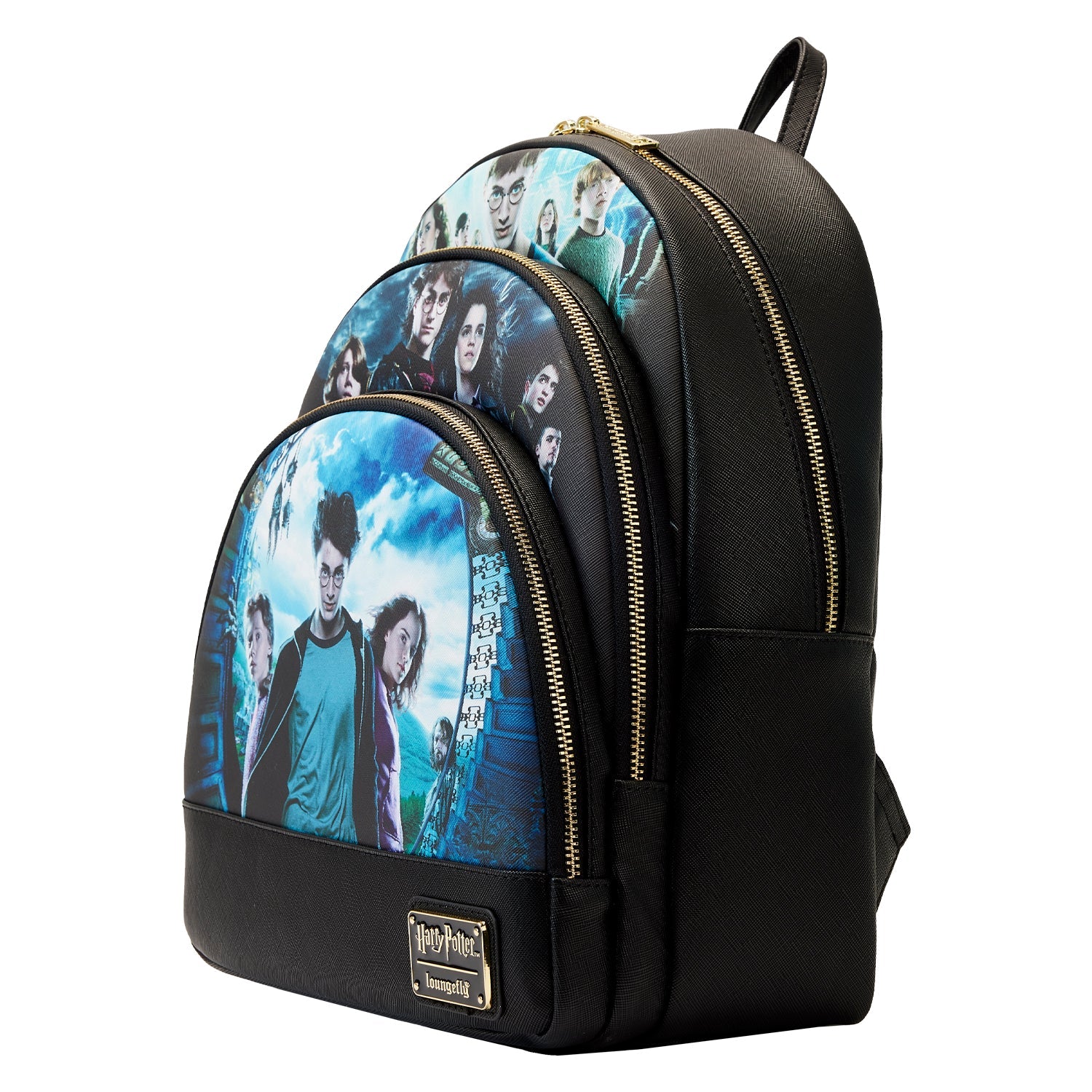 Loungefly x Harry Potter Trilogy Series 2 Triple Pocket Mini Backpack - GeekCore