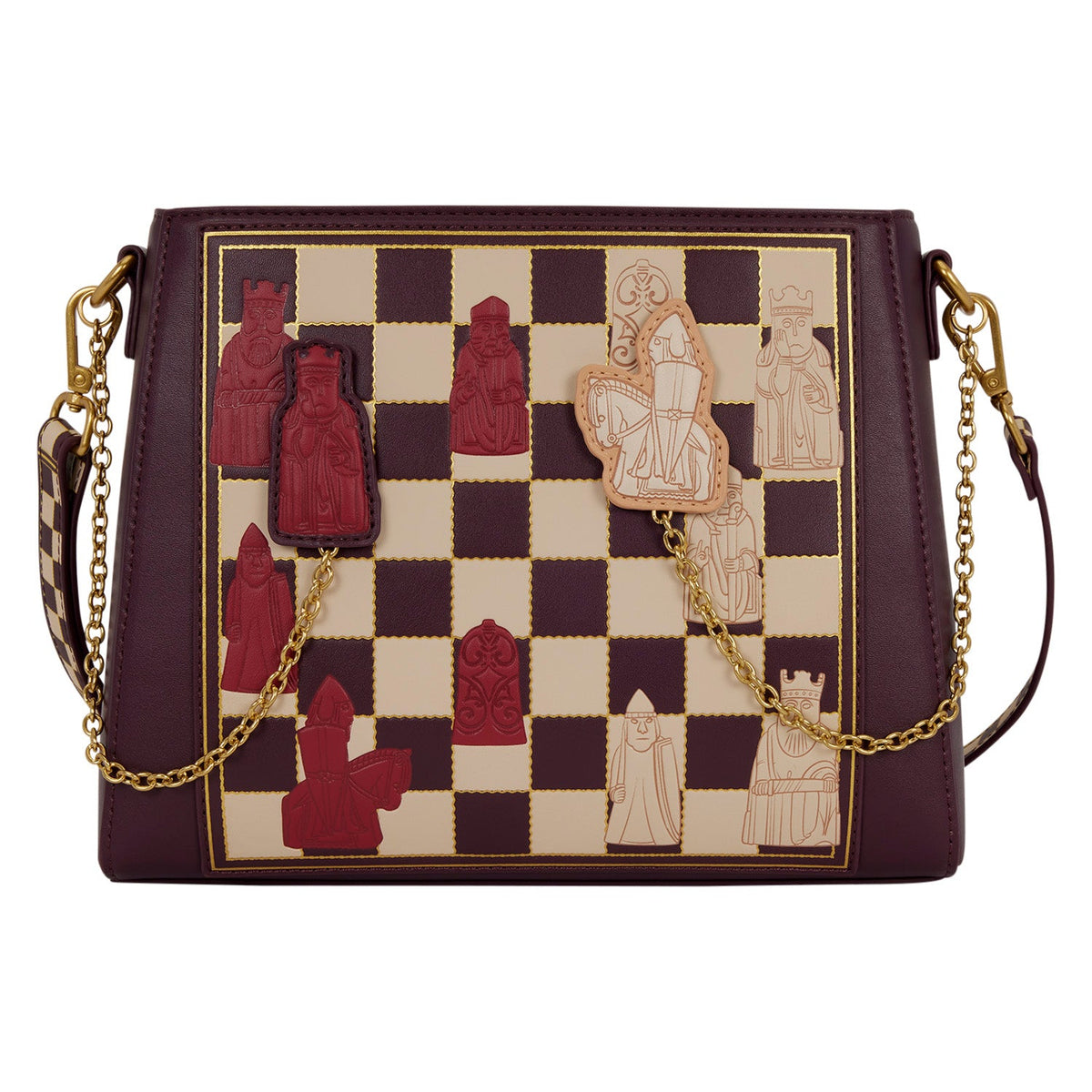 Loungefly x Harry Potter Wizard Chess Crossbody Bag with Playable Pieces - GeekCore