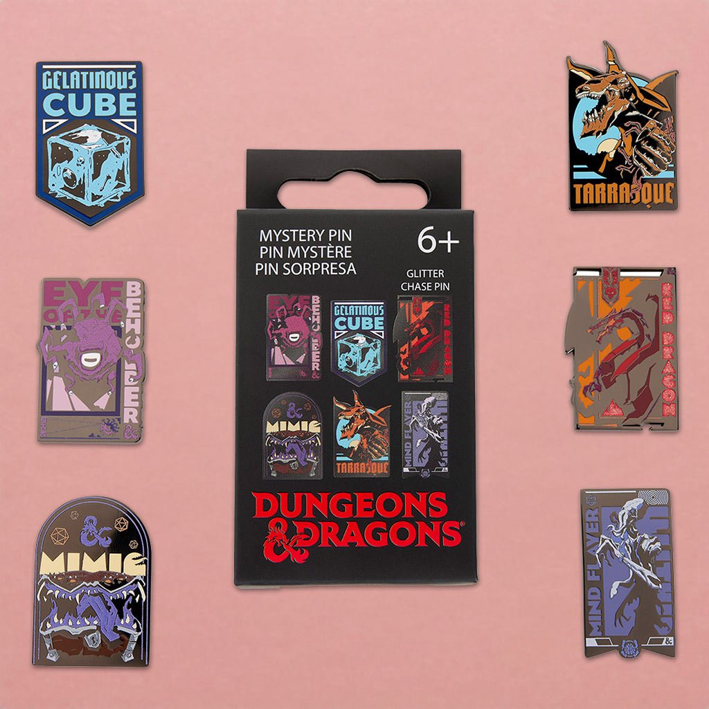 Loungefly x Hasbro Dungeons & Dragons Blind Box Mystery Pin - GeekCore